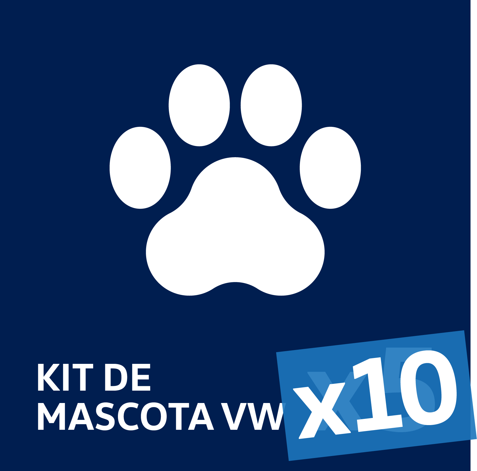 10 kits de mascotas Volkswagen